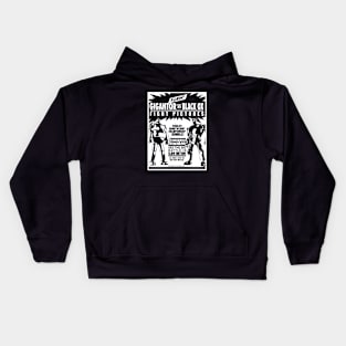 GIANTOR vs. BLACK OX fight poster 2.0 Kids Hoodie